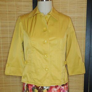 Charter Club Blouse/Jacket, Gold, size S